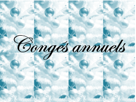 Congés de fin d&#8217;année